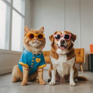 Chó mèo mặc đồ cosplay dễ thương