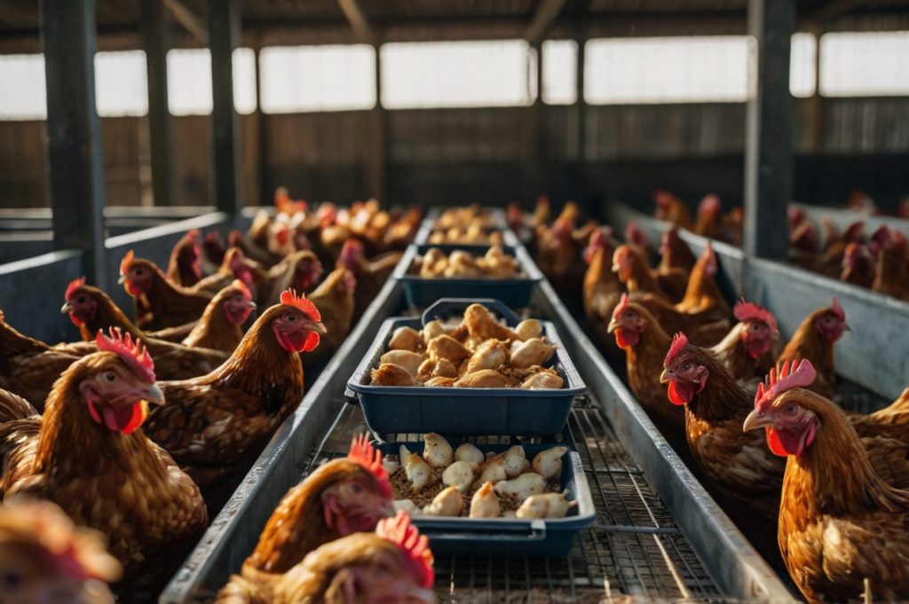 Khay đựng thức ăn cho gà, lựa chọn hiệu quả cho chăn nuôi