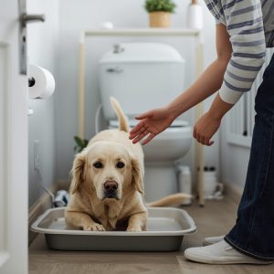 Cách dùng khay vệ sinh cho chó tránh lỗi thường gặp