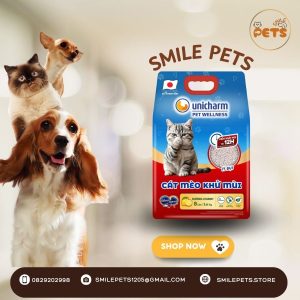 cát vệ sinh Unicharm Chanh