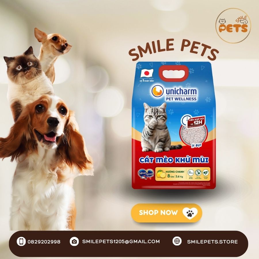 cát vệ sinh Unicharm Chanh