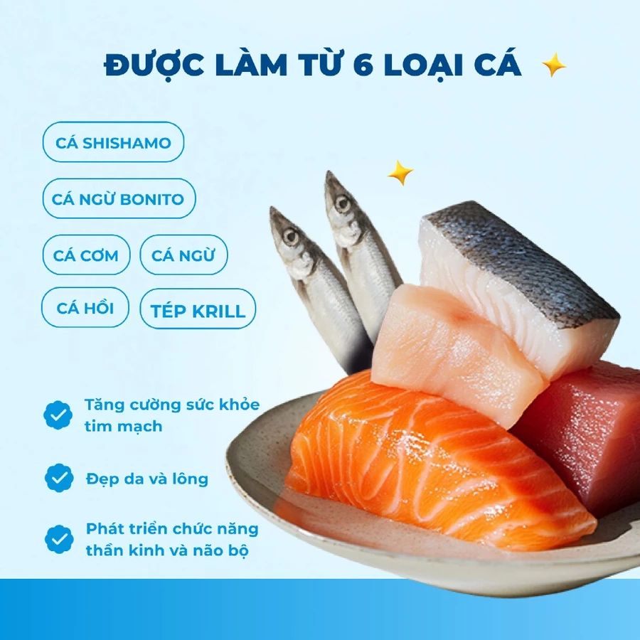 Hạt cho mèo Mrvet phát triển não bộ, cơ bắp tăng cường sức đề kháng cho mèo 4