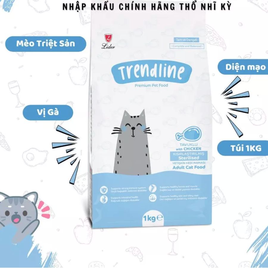Hạt Cho Mèo TRENDLINE nhập khẩu Châu Âu - Dành Cho Mèo Con & Mèo Lớn 4