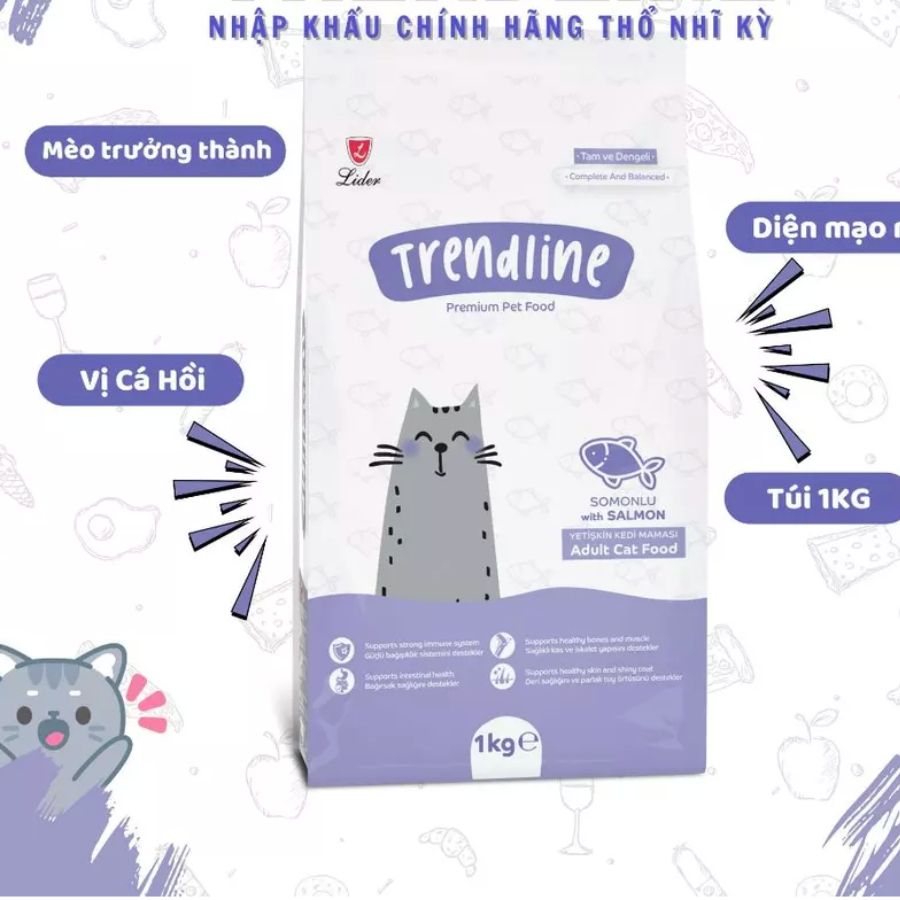 Hạt Cho Mèo TRENDLINE nhập khẩu Châu Âu - Dành Cho Mèo Con & Mèo Lớn 2
