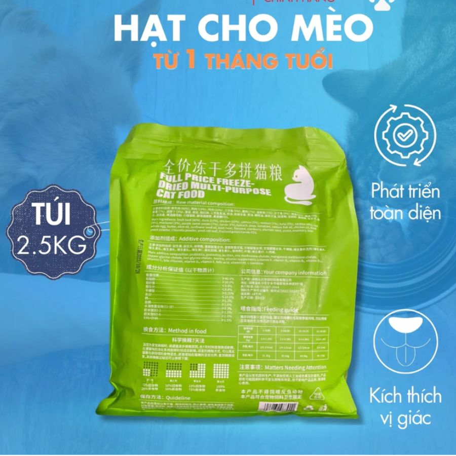 Hạt Cho Mèo Siêu Dinh Dưỡng 3
