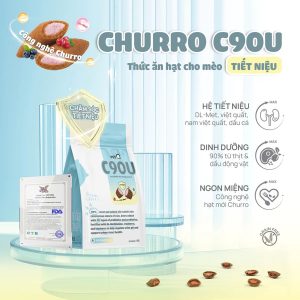 Thức ăn hạt cho mèo tiết niệu - Hạt Churro C90U 3